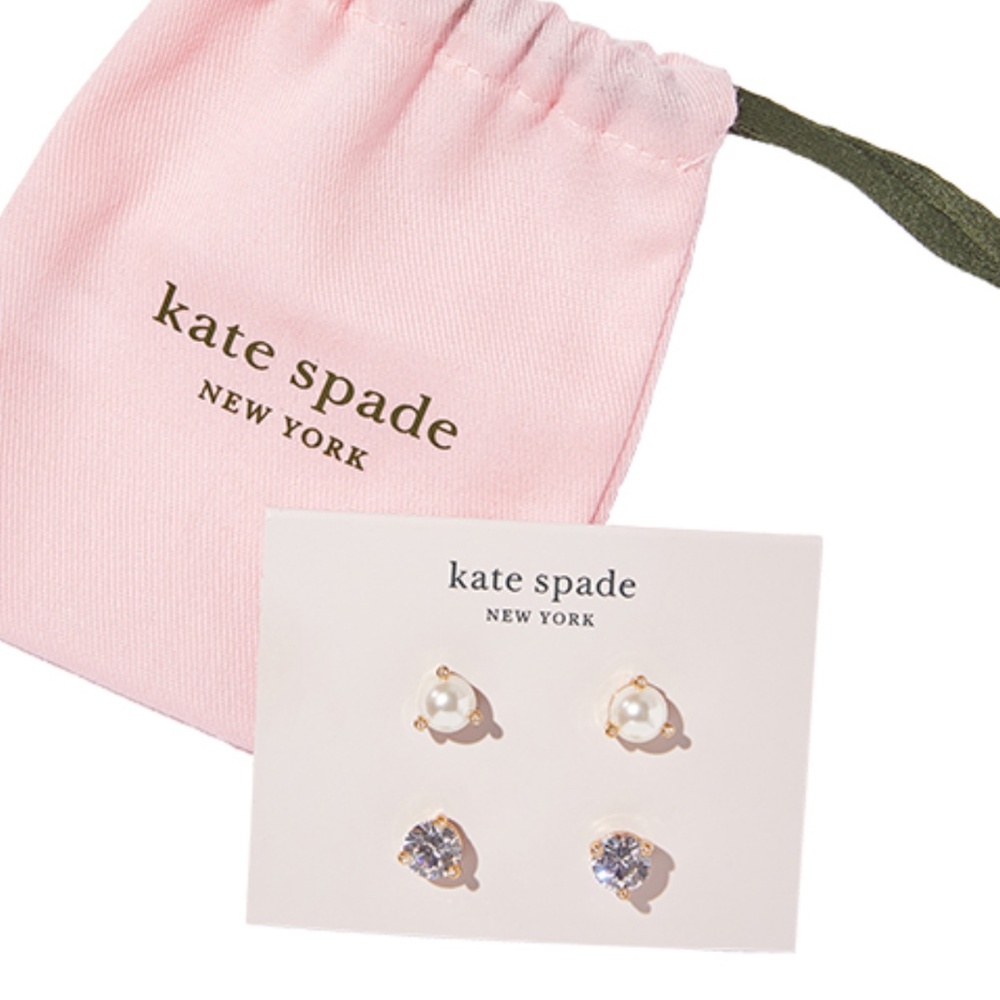 Kate Spade - Rise and Shine Stud Earrings - 2 pairs - NWT